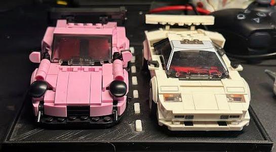 Lego car display/stand/holder