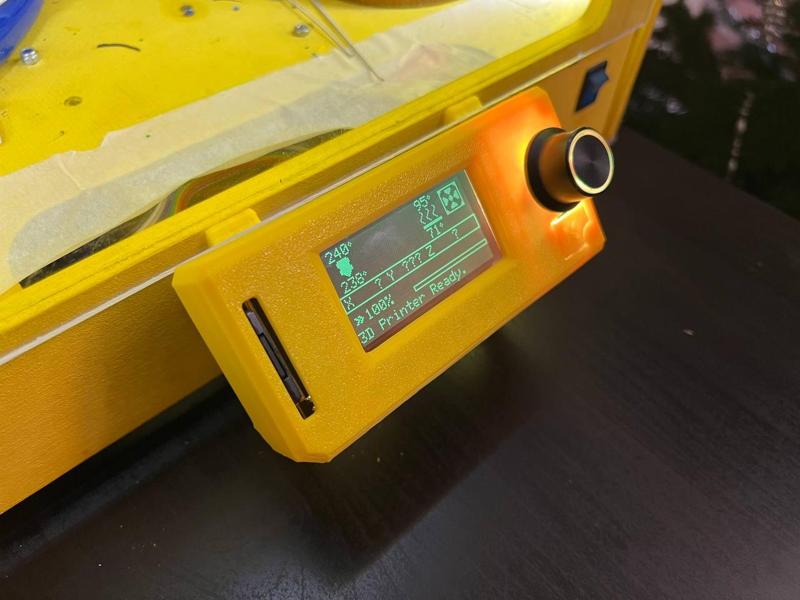 MKS MINI12864 v3 LCD screen case with front SD load