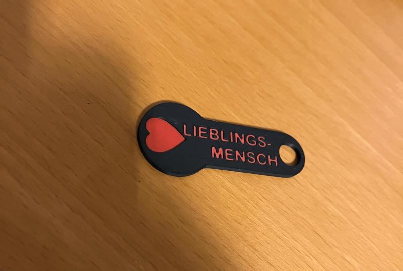 Einkaufskorb Korblöser Chip Cart Lieblingsmensch