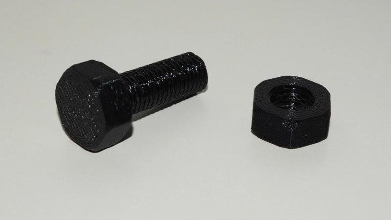 M8-1.0mm nut and bolt