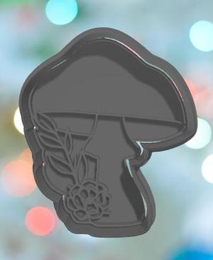 Fairy Floral Mushroom Cookie Cutter