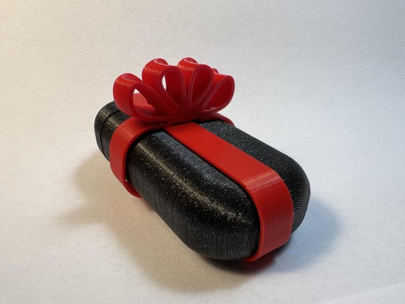 Giftbox with ribbon - Easy print