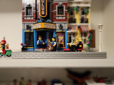 MILS Plate with channels for Lego (and compatible) modular buildings