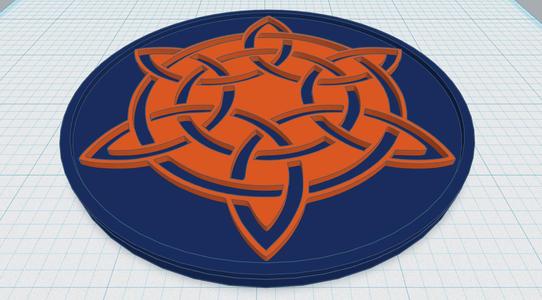 Celtic Mandala Coaster 42