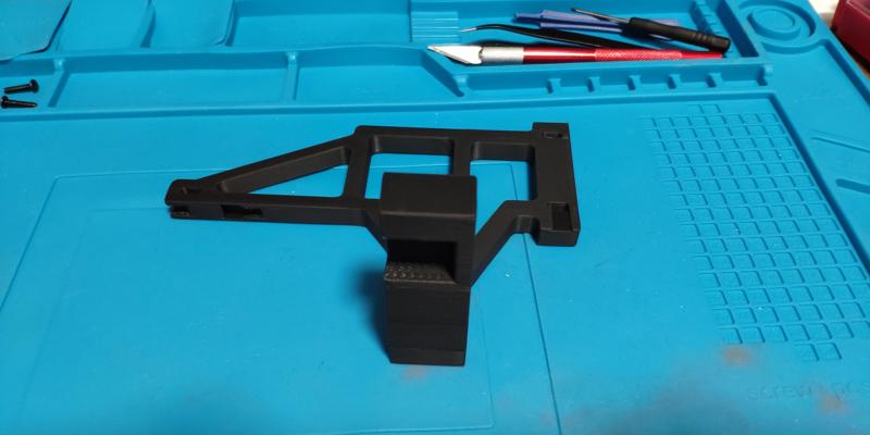 Bambu P1P spool holder side mount