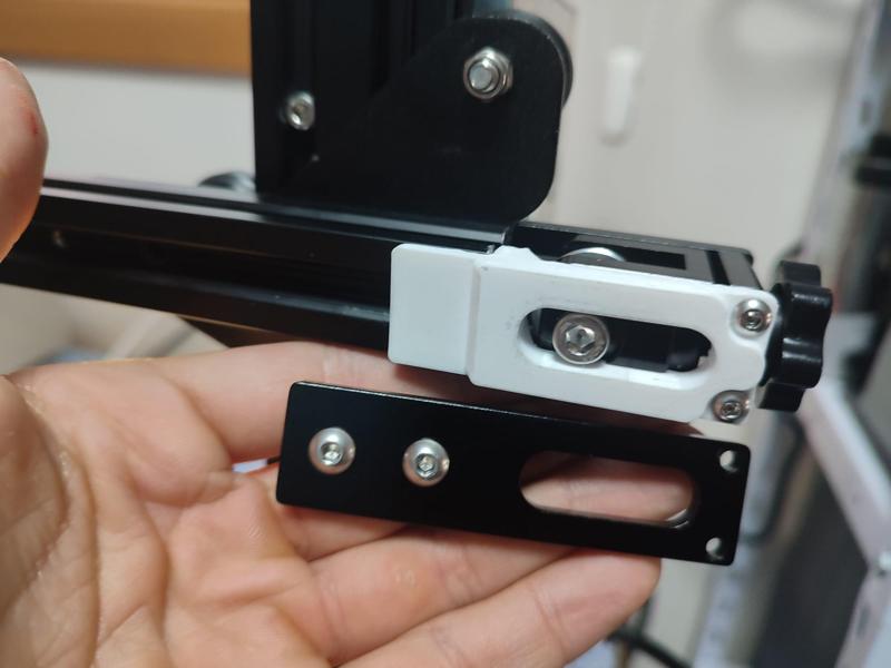 Ender 3 aliexpress belt tension modification for sprite extruder (more clearance)