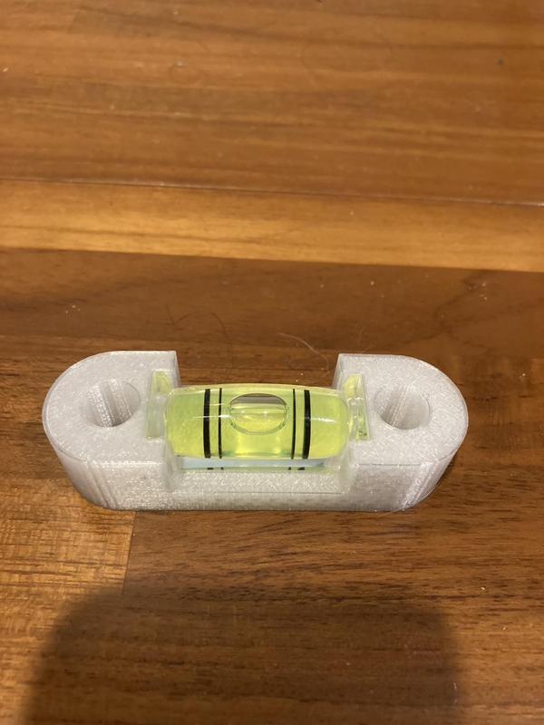 Bubble level holder for AstroTrac 360