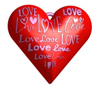 Heart Charm Keychain