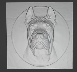 CNC Router Model - Shar-Pull Stunning pit bull sharpei dog
