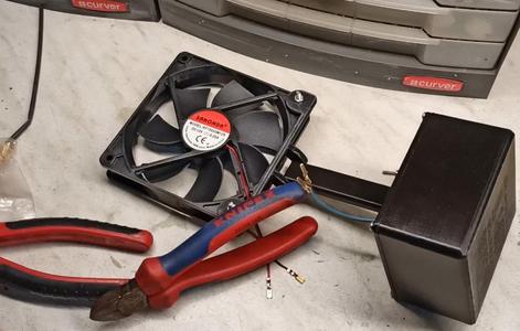 Soldering fan, uniwersal fan, 18650 battery fan