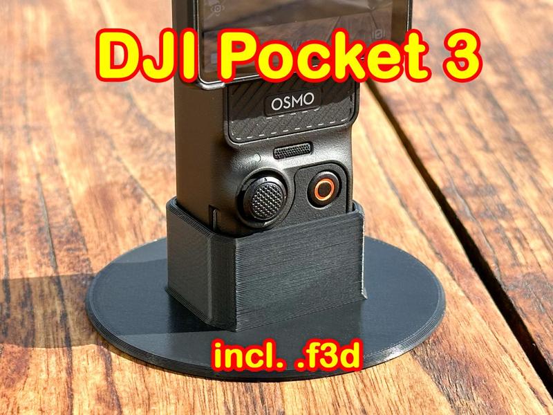 DJI Osmo Pocket 3 - Stand (including .f3d)