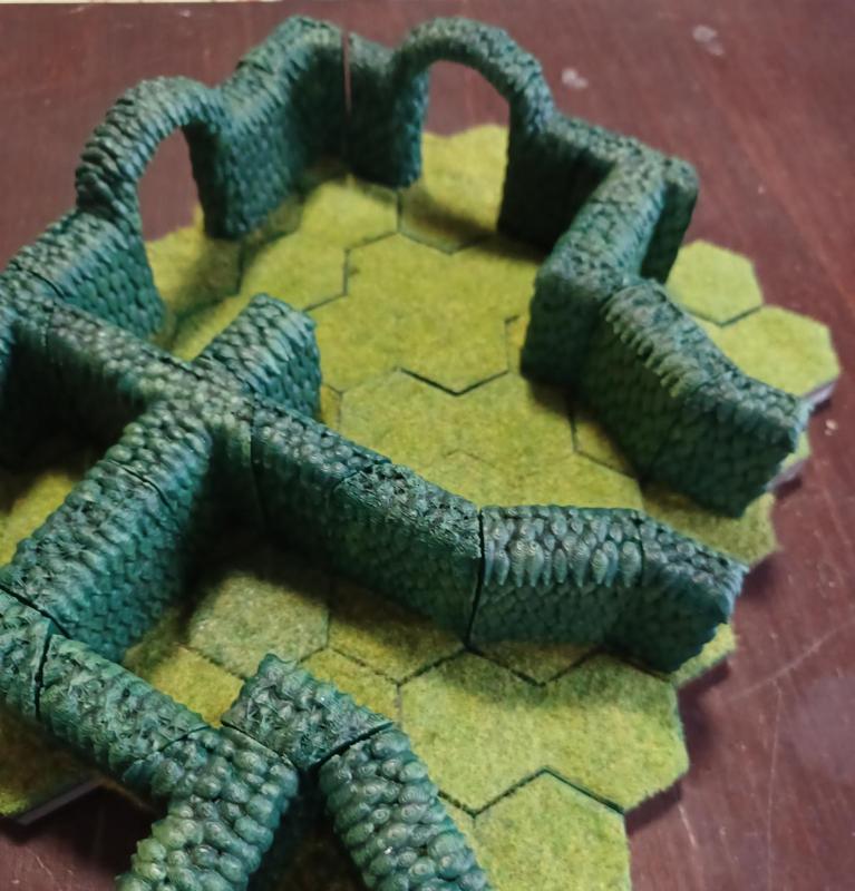 WDhex Meadow Tiles - hedge for maze or labyrinth