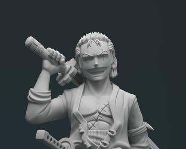 Zoro One Piece 3D Model Stl 3D print model