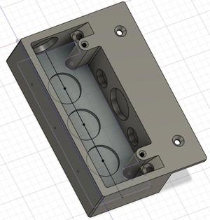 Full size prox reader mullion mount