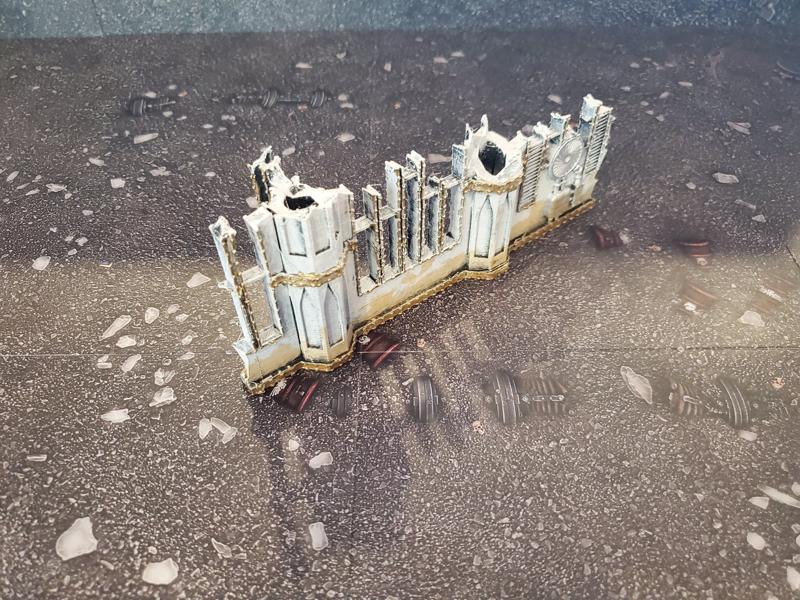 Wargaming Imperial Wall - Broken