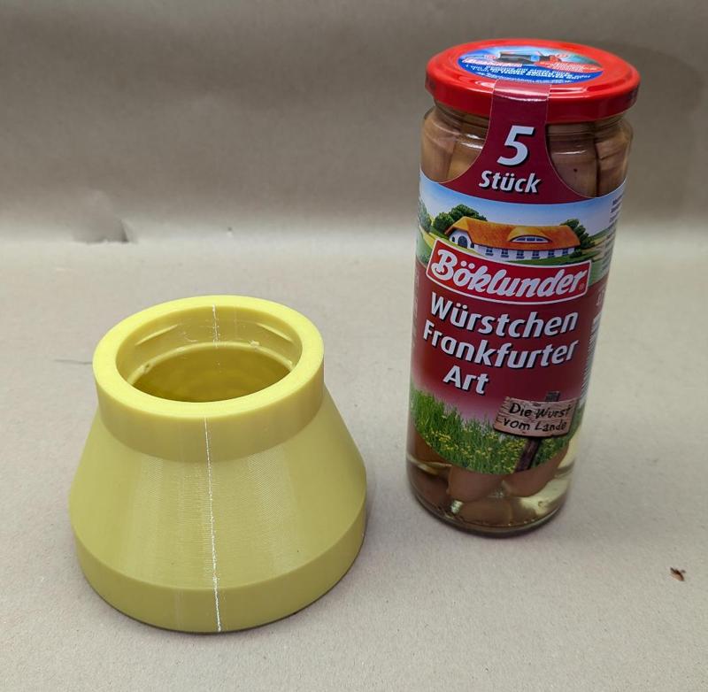Silica Funnel - Sausage Jar