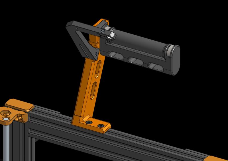 Filler Spool Holder Brace for Prusa Bear compatible with Prusa Filament Guide