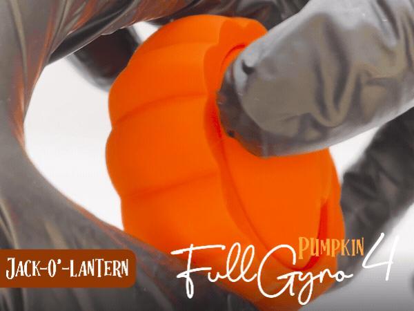 FullGyro4 Pumpkin Fidget Spinner - Jack-o'-lantern