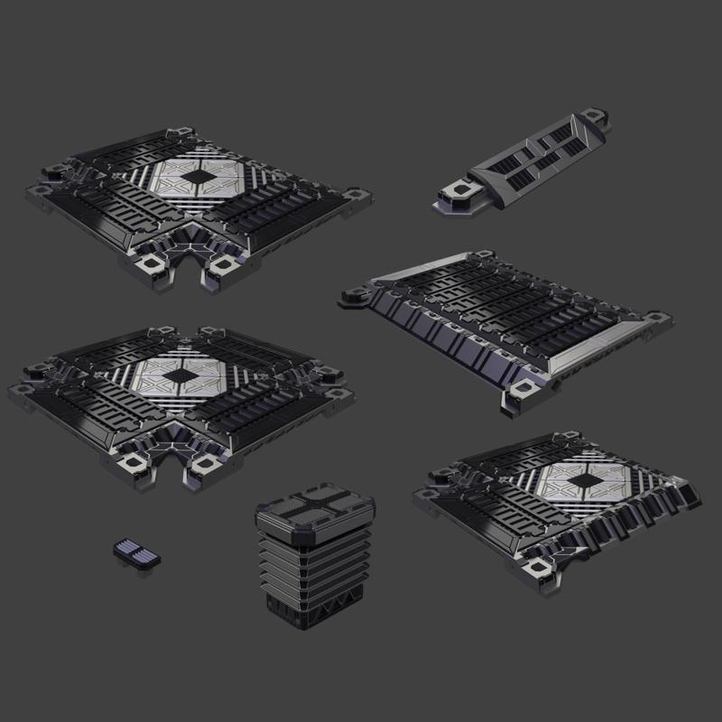 Sci-Fi Modular Floor