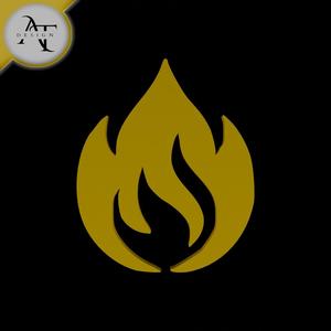 Simple Flame Symbol - 2D Art