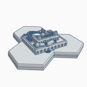 Ruined Shrine Hex Map Scale HMSDWR007