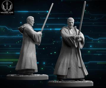 star wars shatterpoint ben kenobi presupported included