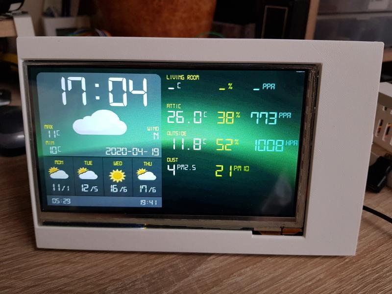 Raspberry Pi Zero Waveshare 7inch LCD case