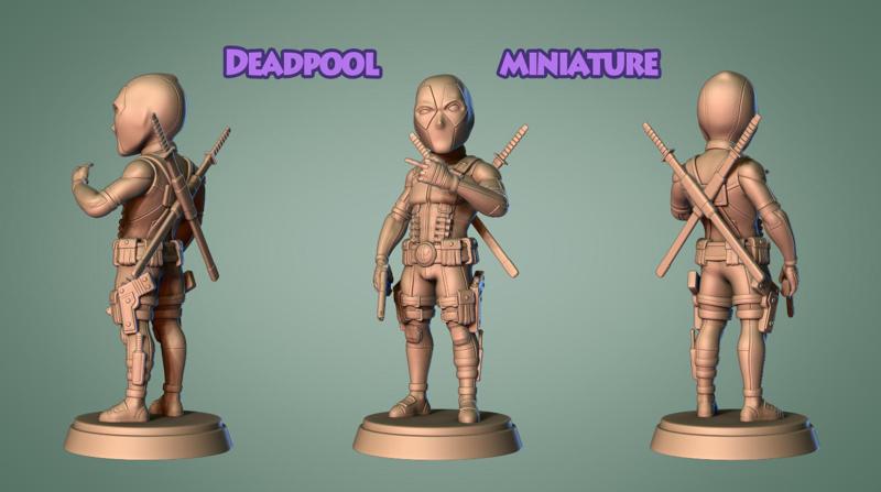 Deadpool Miniature - Mini Fanart