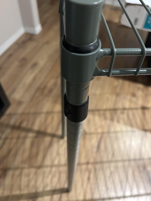 Adjustable shelving unit - replacement clips