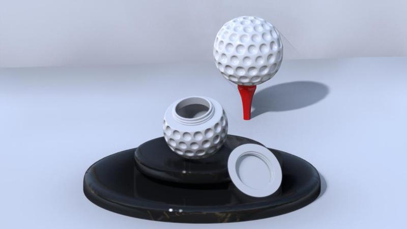 Happy Gilmore Golf Ball Flask