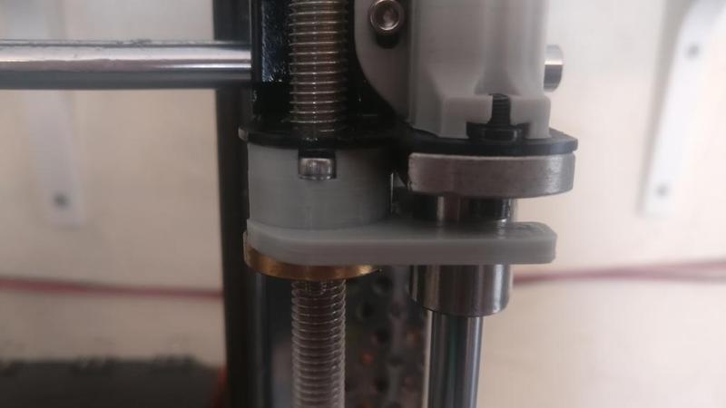 Geeetech i3 Pro W Z axis wobble fix for unusual bearing configuration