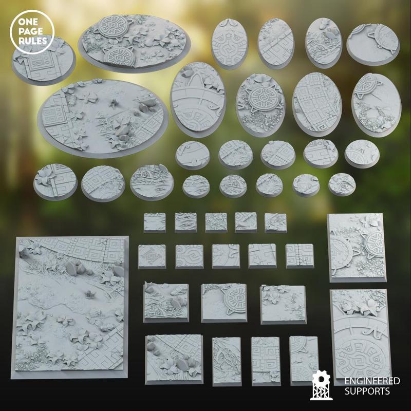 Saurians Bases (Round & Square)
