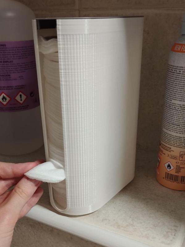 Double makeup remover disc dispenser (2 sizes)