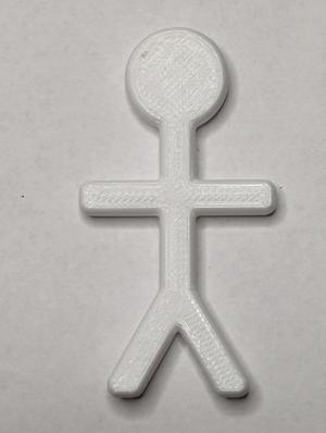 Mini FLEX Stickman - TPU/TPE Test Print With Rounded Sides