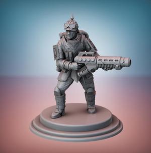 Sanctus Manipulus. Breacher (Magma Gun)