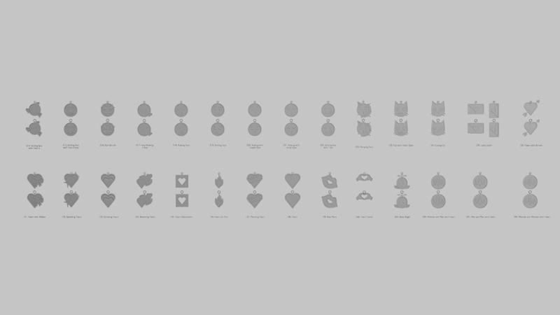 💘 Romantic Moments – STL Pendant Collection