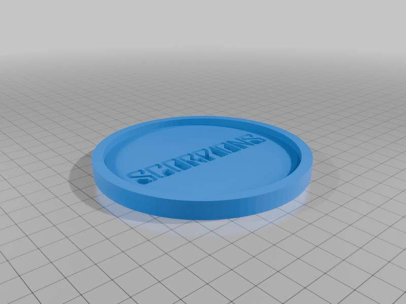 Scorpions Logo Coaster