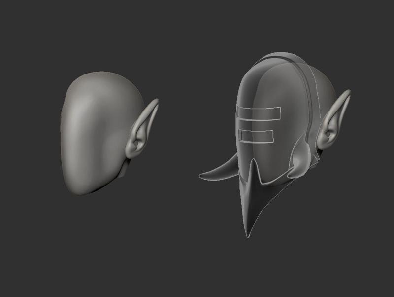 Maskless Head to be used with other kits