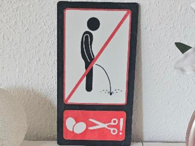 Eggs Off Sign