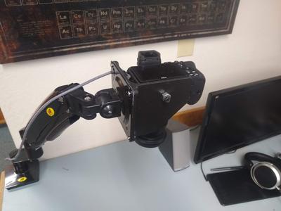 Versatile Nikon Camera Mount for VESA Monitor Stands
