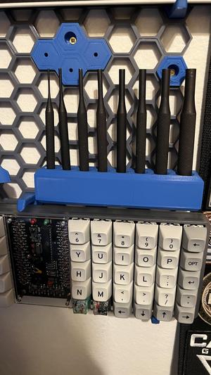 Honeycomb Storage Wall Harbor Freight 8 Pin Punch Set Holder