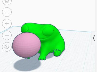 Frog bubble gum 