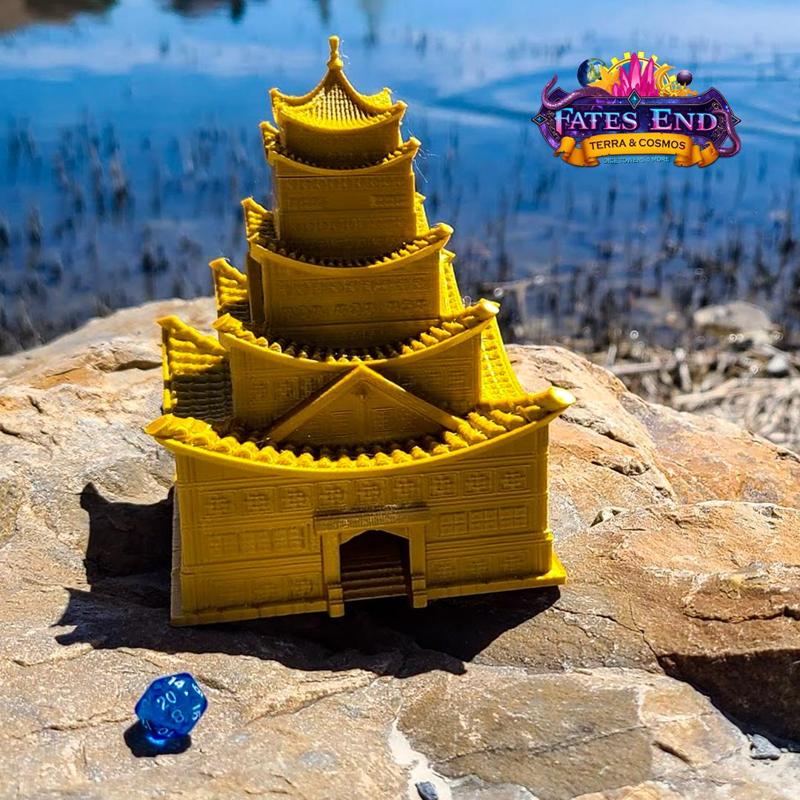 Pagoda Dice Tower - SUPPORT FREE!