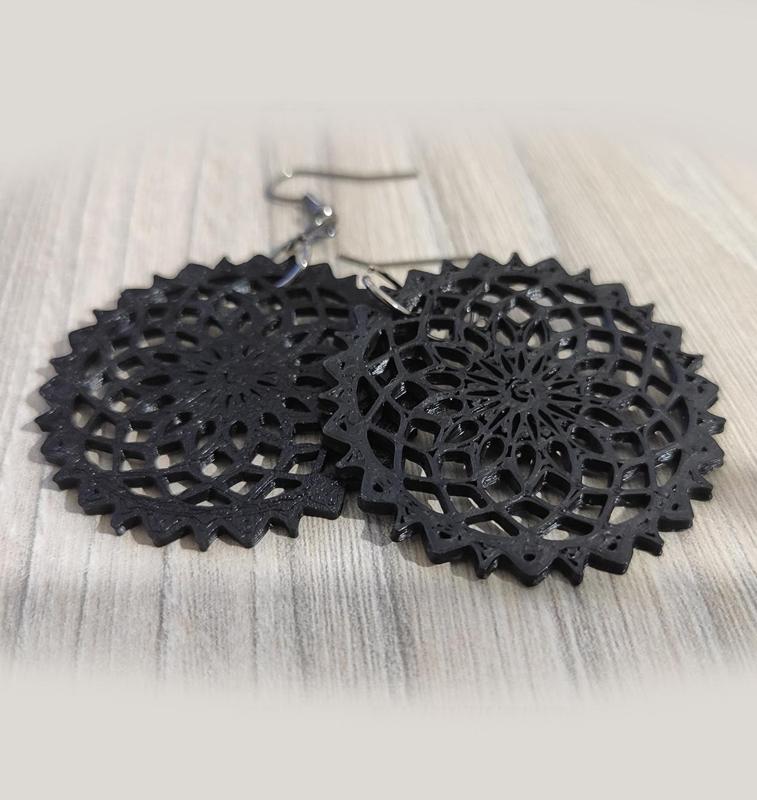 Mandala earrings 8