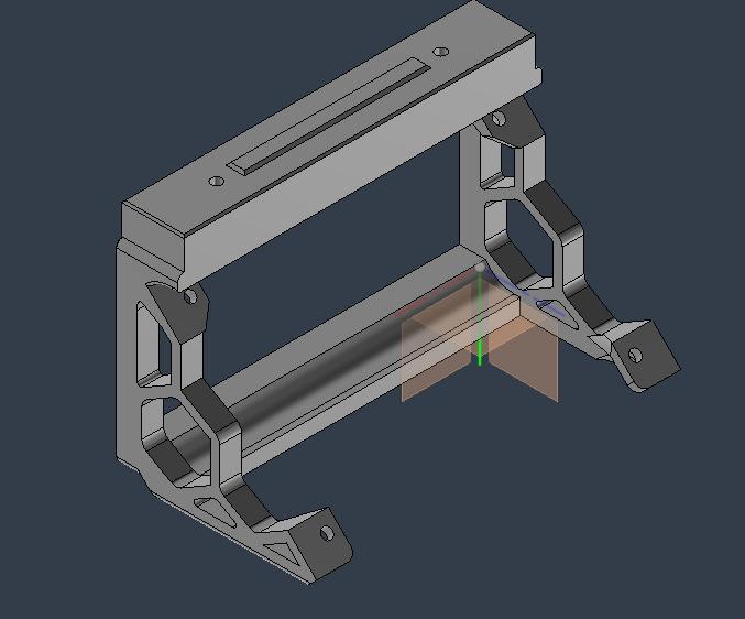 PiTFT50 mount for Clicky-Clack Door Mod