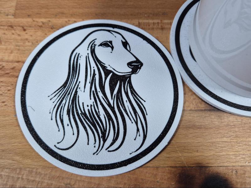 Afghan Hound Coaster