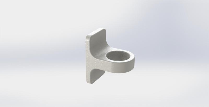 Shower pipe (22mm) holder bracket
