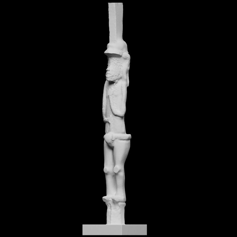 Posts of canoe storehouse