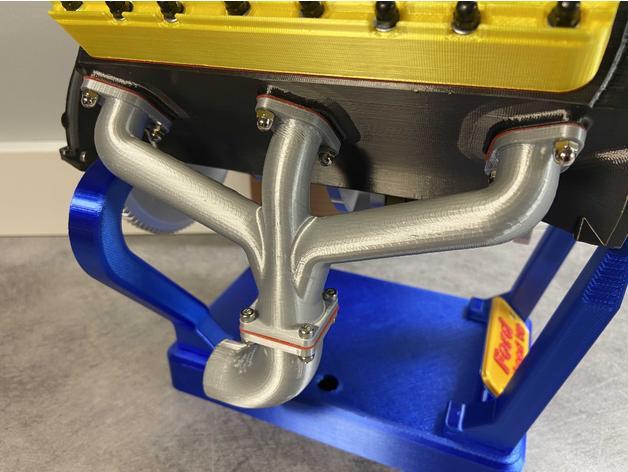 Ford FlatHead V8 (3/14) / Exhaust Headers add-on