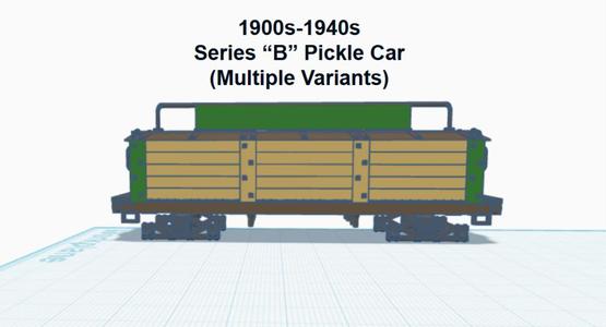 "Series B" Pickle Car (HO SCALE)